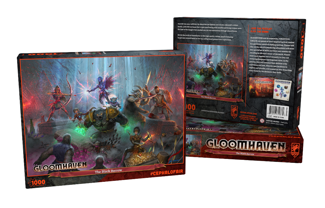 Gloomhaven 1000pc Puzzle: The Black Barrow